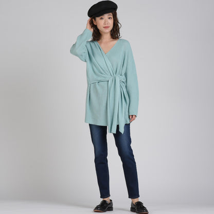 カシュクールニット