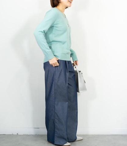 デニムライクイージーパンツ