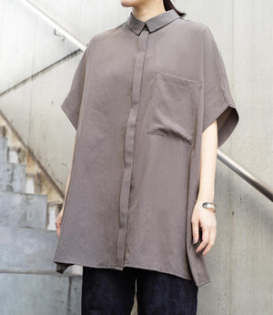 ボックスオーバーサイズシアーシャツ
