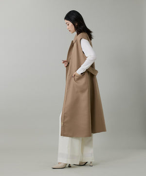 ライトカルゼ ツータックワイドパンツ