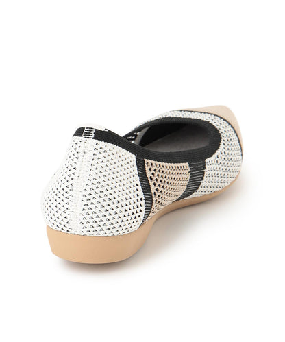 パターンメッシュ パンプス