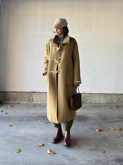 【good everyday様】Grenfell ダッフルコート マスタード GRENFELL メンズダッフルコート38ブラウン