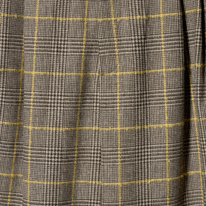 チェック ワイドタックパンツ