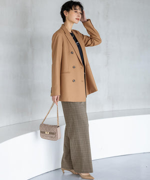 スエード キルティング ショルダーバッグ