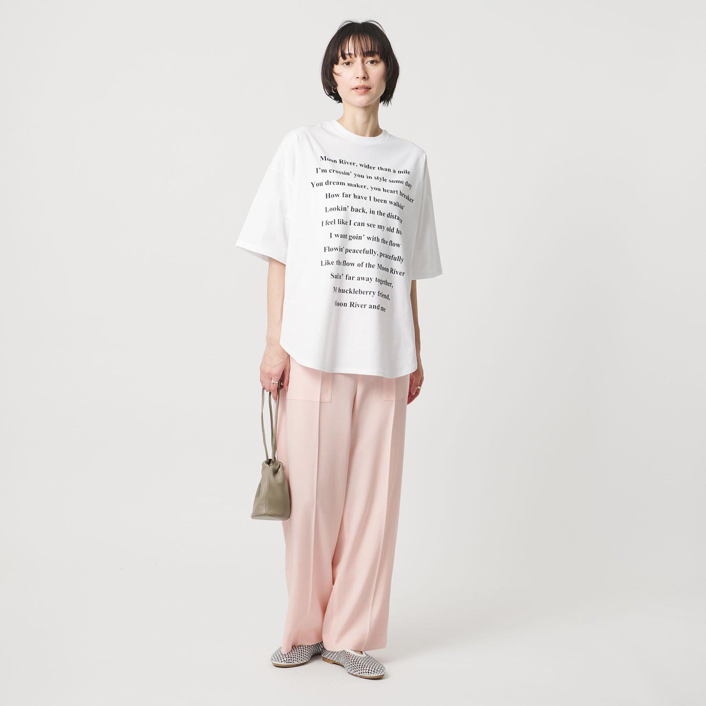 アセテートポリエステル ベイカーパンツ