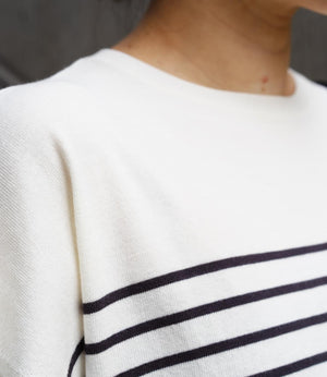 コンパクトフレンチスリーブニットT