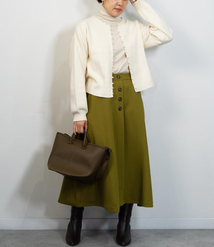 パールニットカーディガン