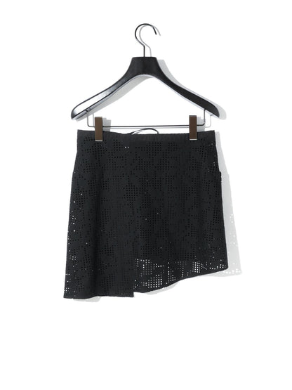 MIDIUMISOLID for Ladies レースレイヤードスカート