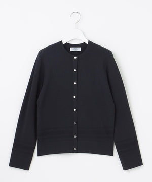 RAYON ELITE STRETCH クルーネック カーディガン