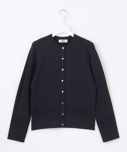 RAYON ELITE STRETCH クルーネック カーディガン