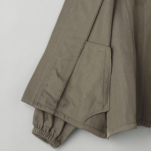 ナイロンツイル ジップブルゾン