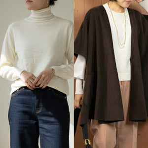 【2L・3Lサイズ③】スタイリストNanae監修！サイズを選べるニット＆ベスト特別セット