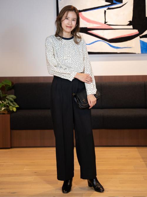 ワイドストレートパンツ