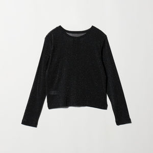 シアーラメ チュール カーディガン