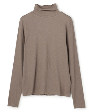 コットンカシミヤ タートルネックカットソー