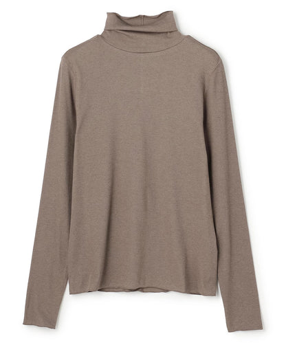 コットンカシミヤ タートルネックカットソー