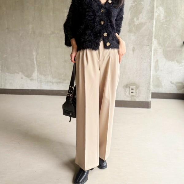 美シルエットストレートパンツ