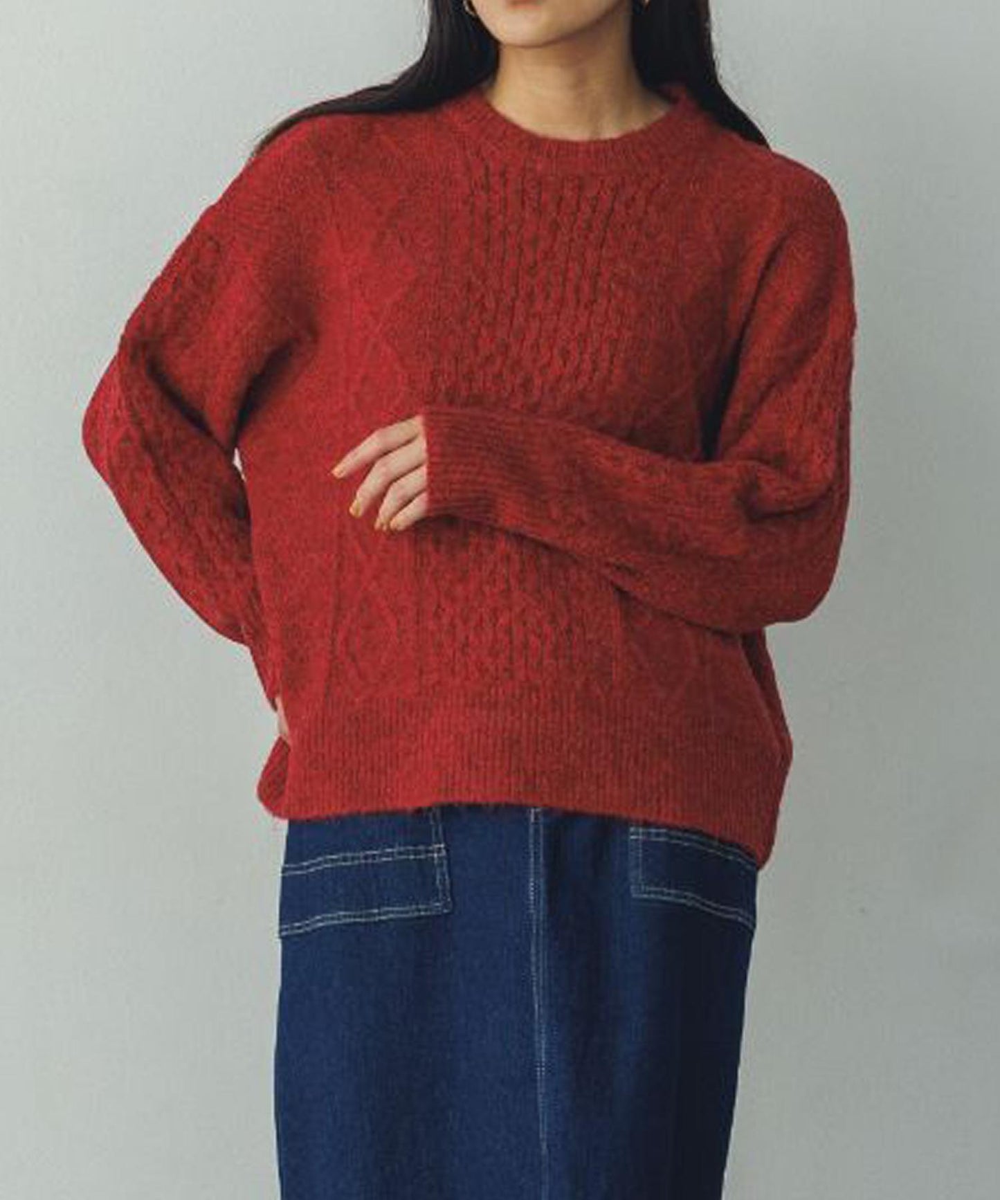 ケーブルニット