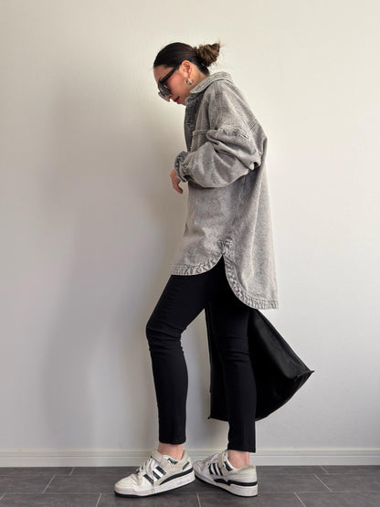 デニムオーバーシャツジャケット