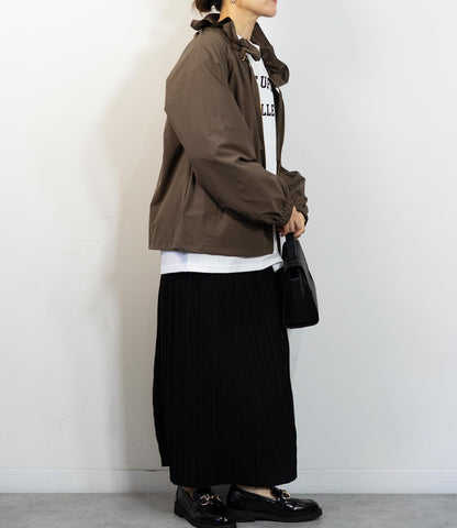 サーブルクロスフリルブルゾン