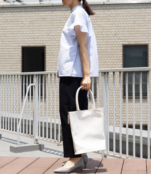 ストライプフレアスリーブブラウス