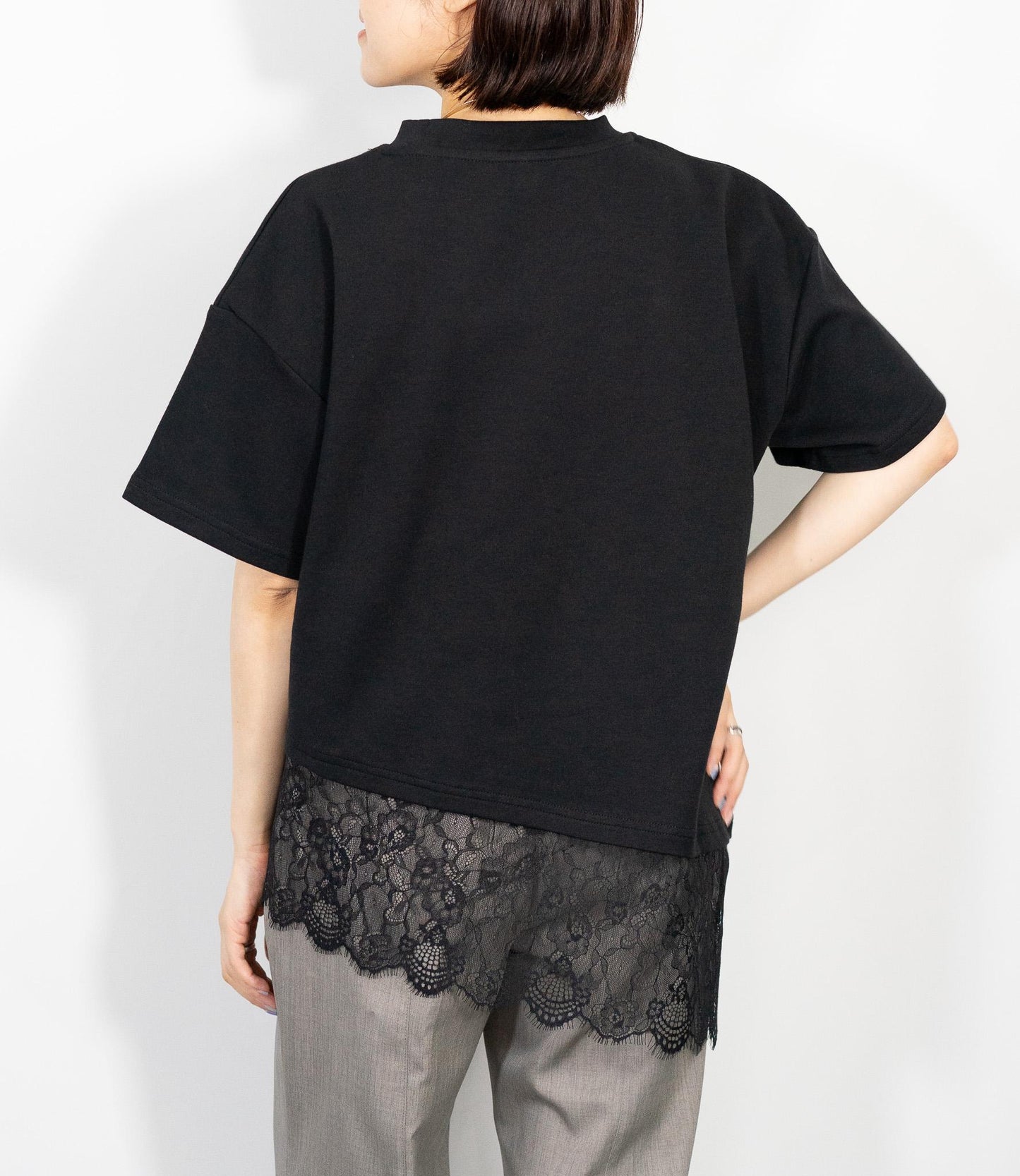 レースドッキングTシャツ