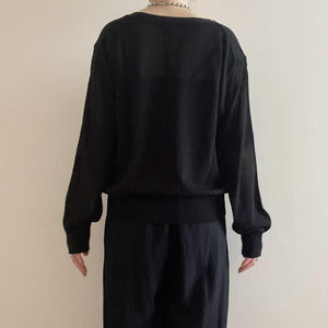 シースルーカーディガン