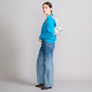 ギャザー ムーン ワンショルダーバッグ