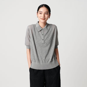 ポロショートスリーブニット ウォッシャブル