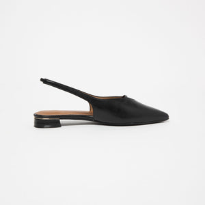 ポインテッド Vカットバー スリングバックシューズ / サンダル / パンプス