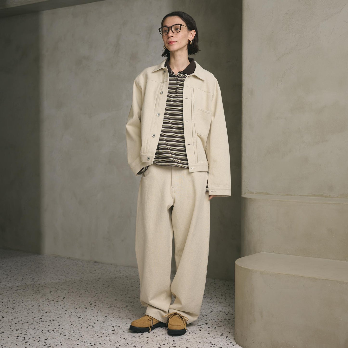 コットンツイルジャケット ウォッシャブル