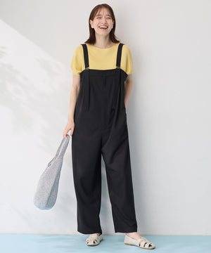 イージーケアライトストレッチサロペット