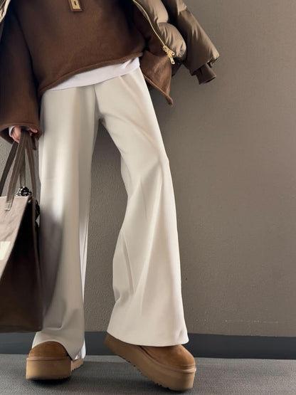 バンディングイージーワイドパンツ