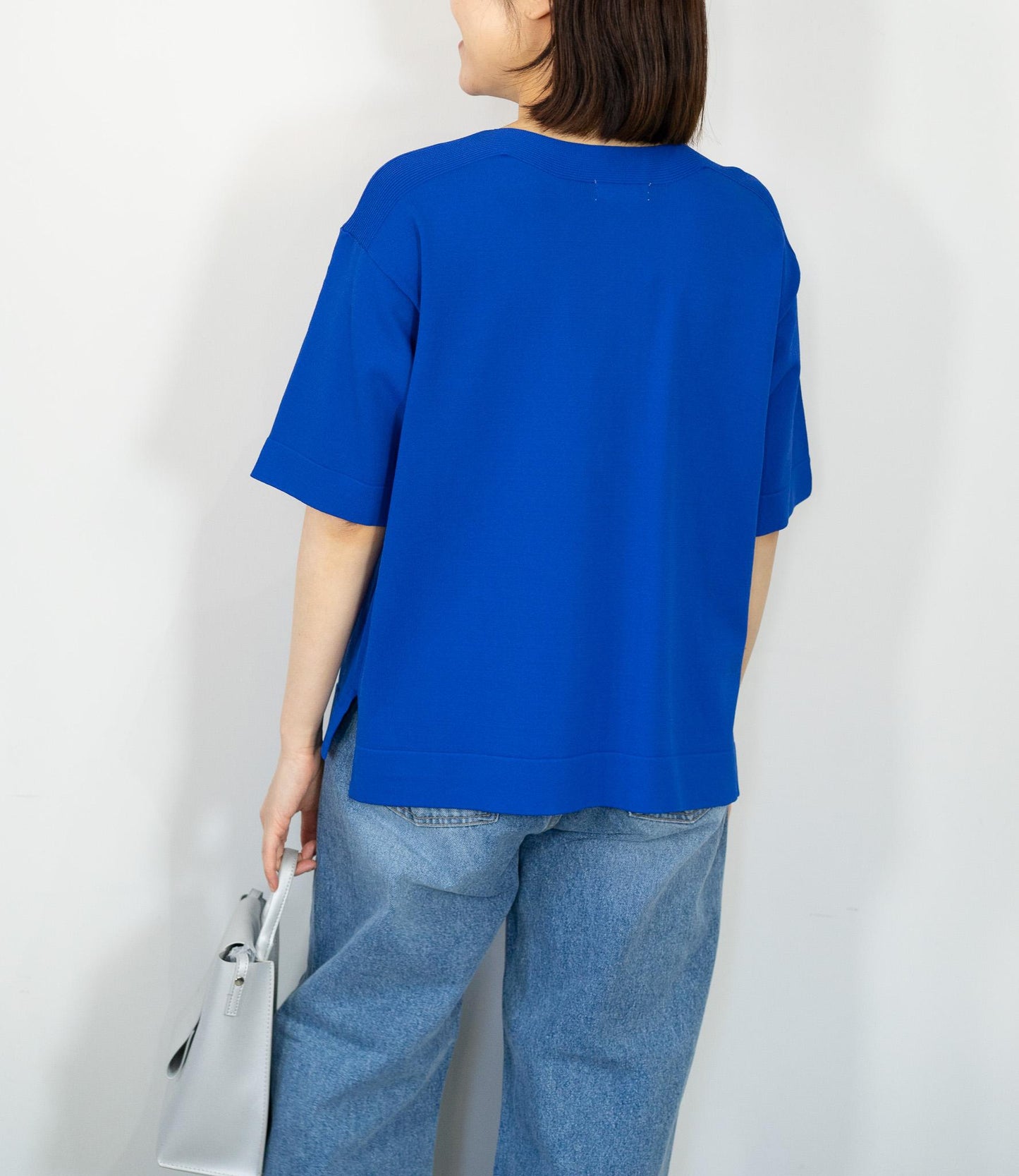 ハーフスリーブニット