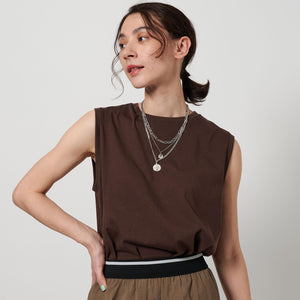 ミックスチェーン コインネックレス-3WAY-