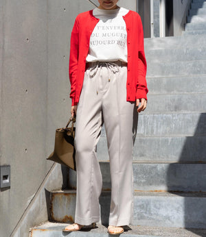 【UV加工・接触冷感】クルーネックカーディガン