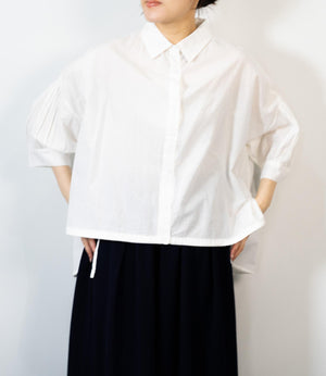 フロントドロストシアーシャツ