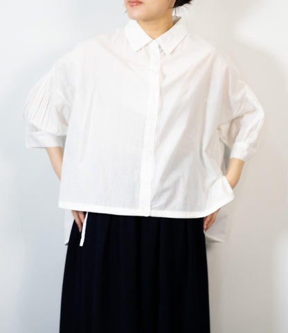 フロントドロストシアーシャツ