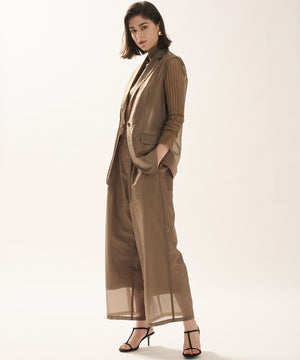 シアーニット コンビトップス