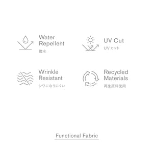 イージー フレアスリーブ ブラウス ‐撥水・UVカット・防シワ‐