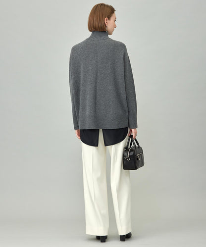 ソフトカシミヤミックス ハイネックニット