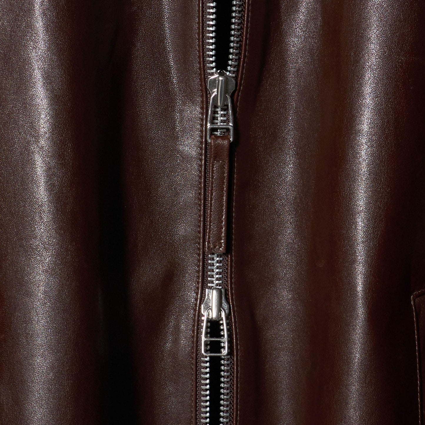 シープレザー フロントジップ ジャケット