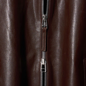 シープレザー フロントジップ ジャケット