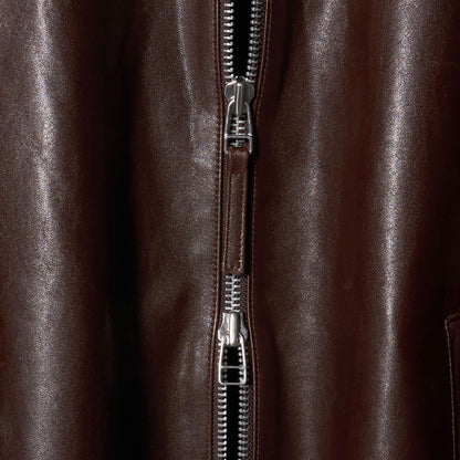 シープレザー フロントジップ ジャケット