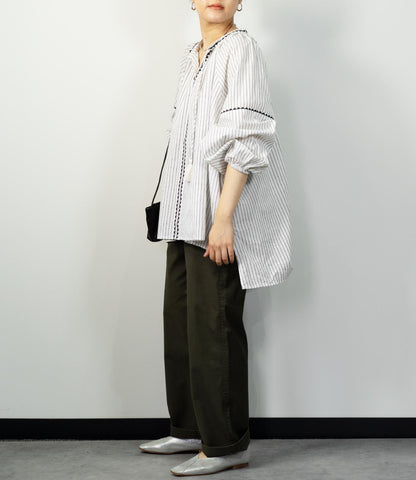 スリムベイカーパンツ