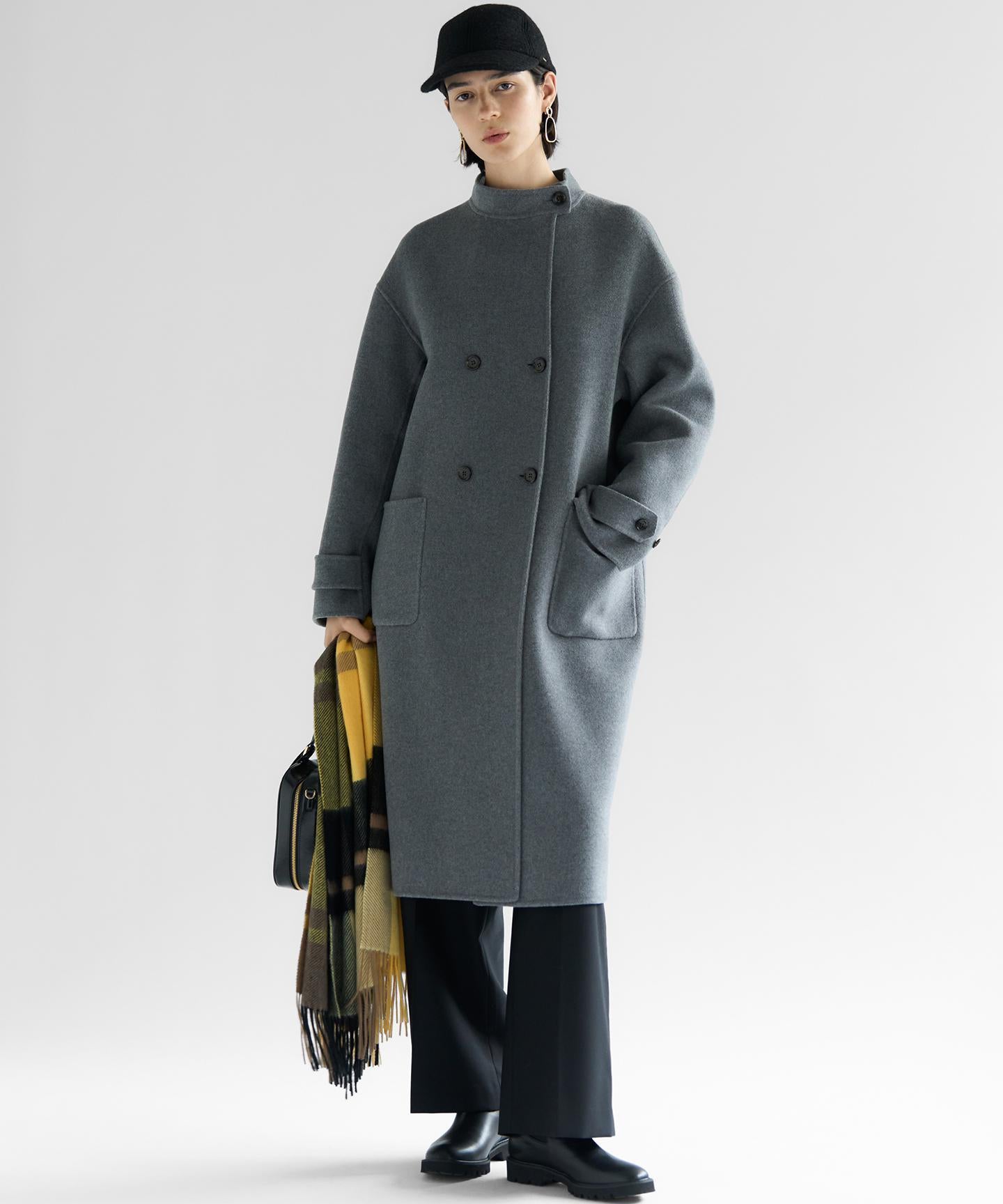 カシミヤ チェック ストール