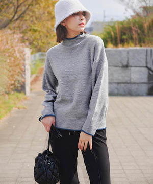 キルティング巾着ショルダーバッグ