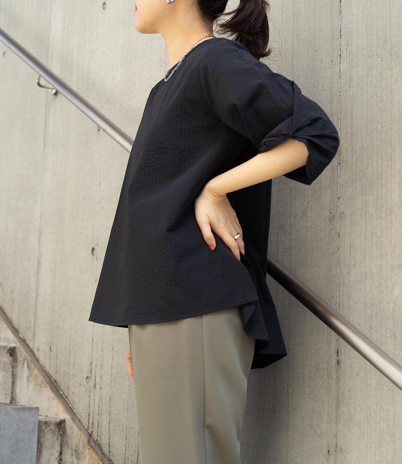 サッカーストライプブラウス