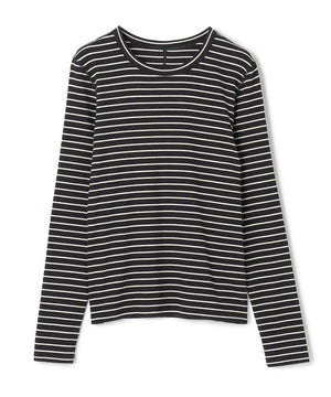 コットンカシミヤ クルーネックカットソー