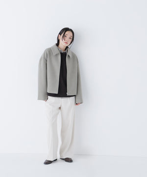 ＜朝比奈 彩さんコラボ＞ステンカラージップブルゾン